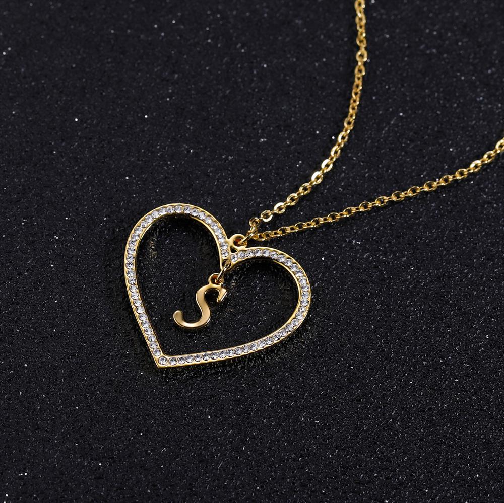 Heart Letter Necklace