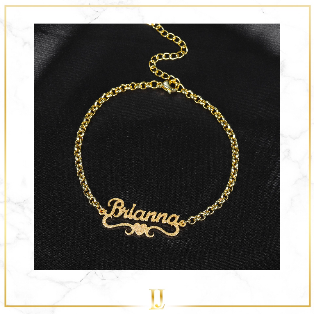 Personalized Iced Heart Bracelet - Limitless Jewellery