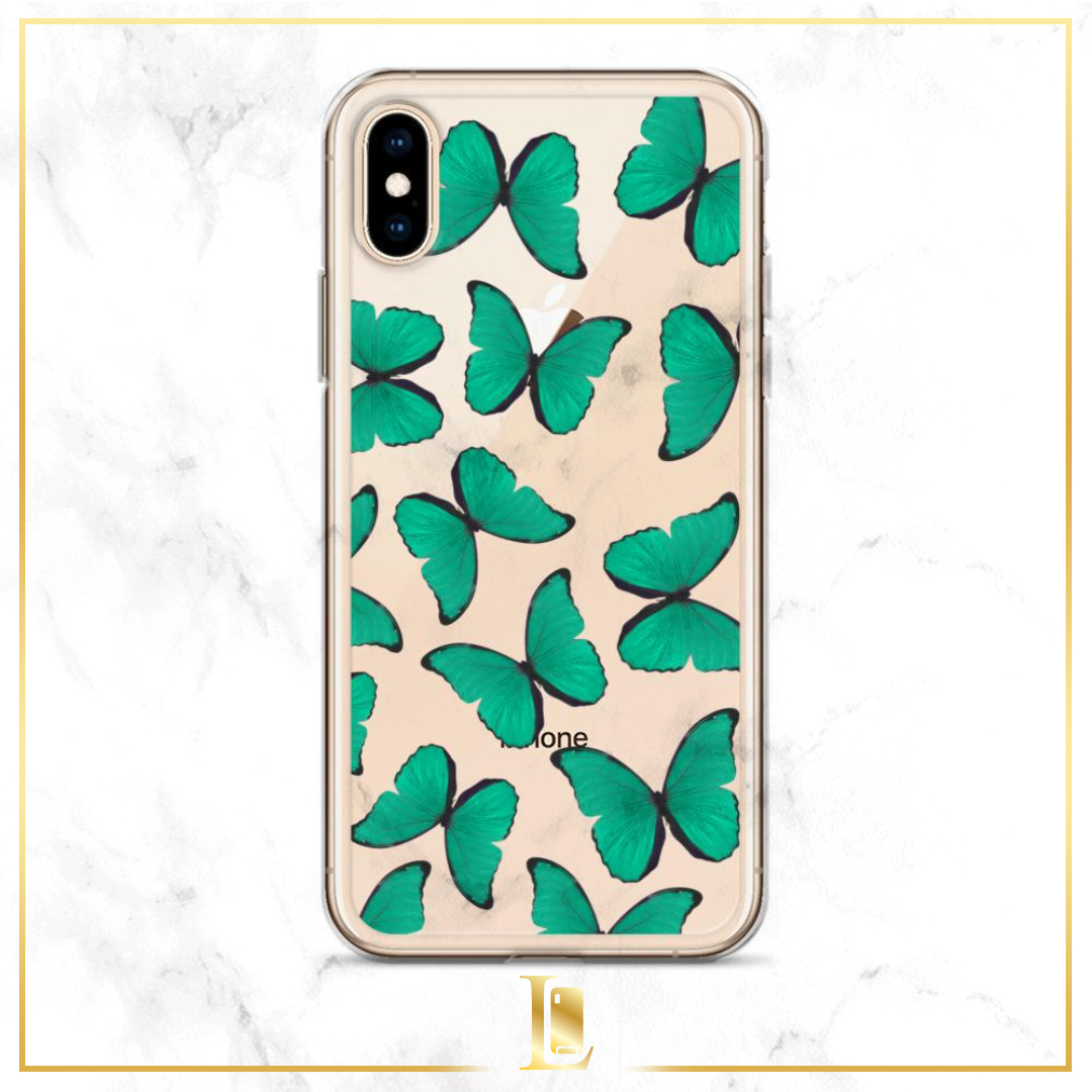 Green Butterflies iPhone Case