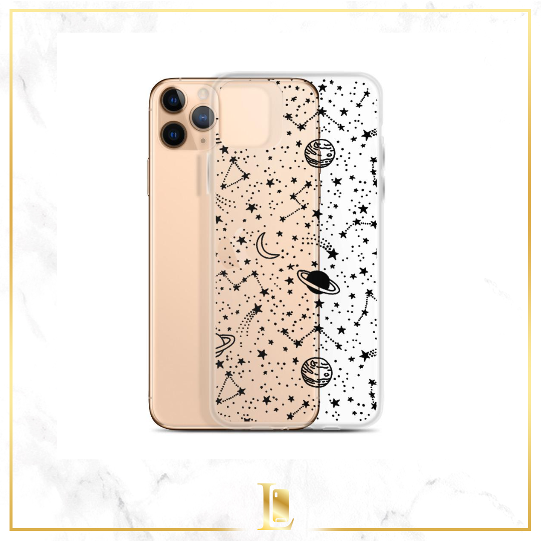 Galaxy Transparent iPhone Case - Limitless Jewellery