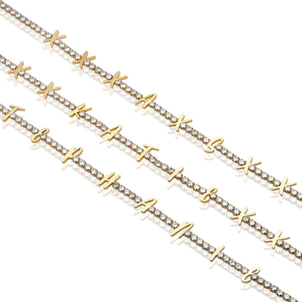 Personalized Tennis Chain Necklace