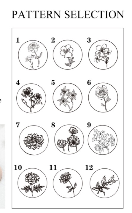 Personalized Birth Flower Necklace