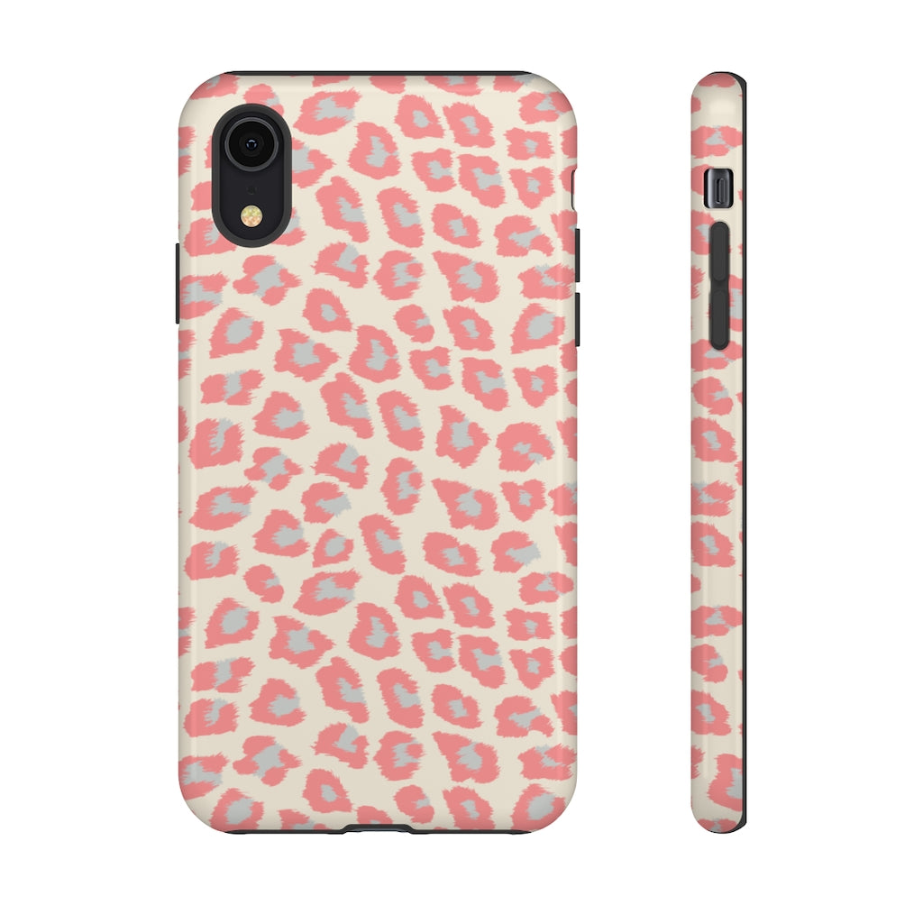 Peach Cheetah iPhone Case