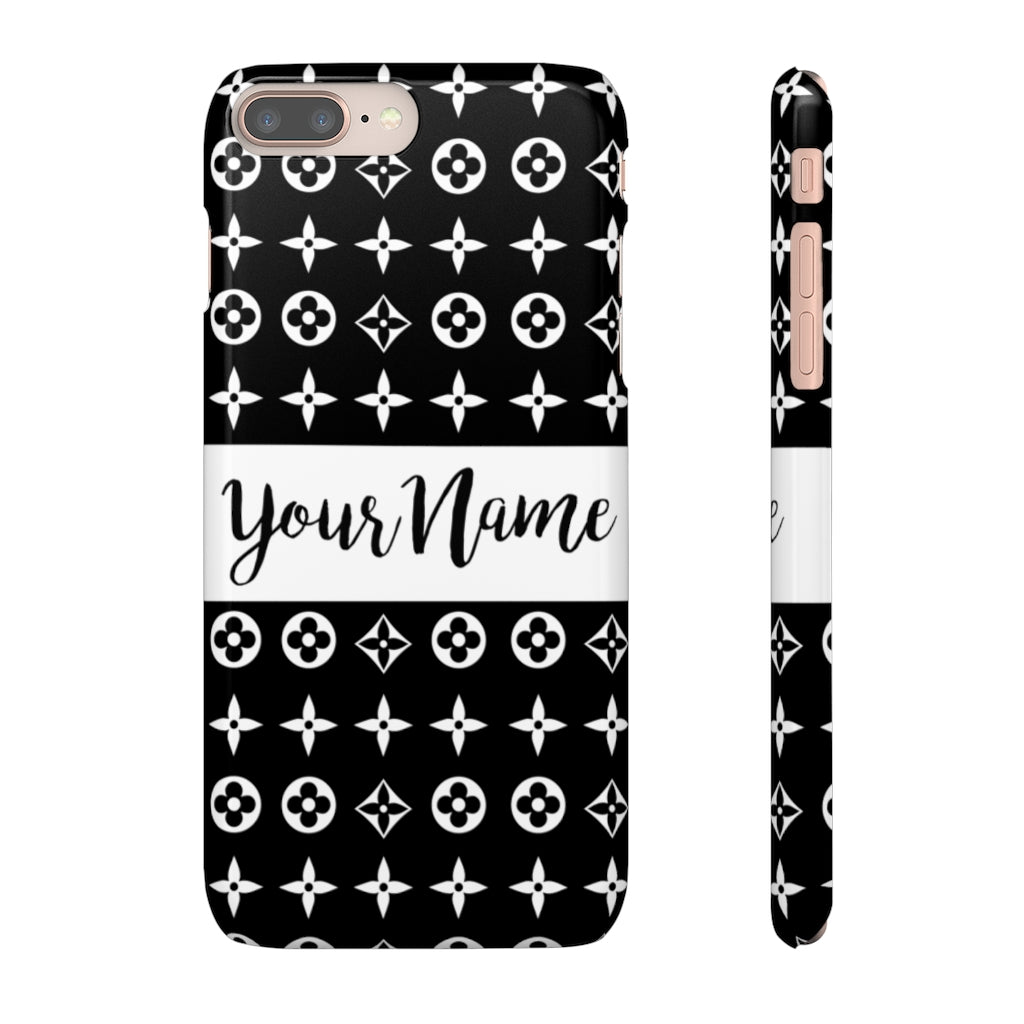 Personalized Floral Print Phone Case - Limitless Jewellery