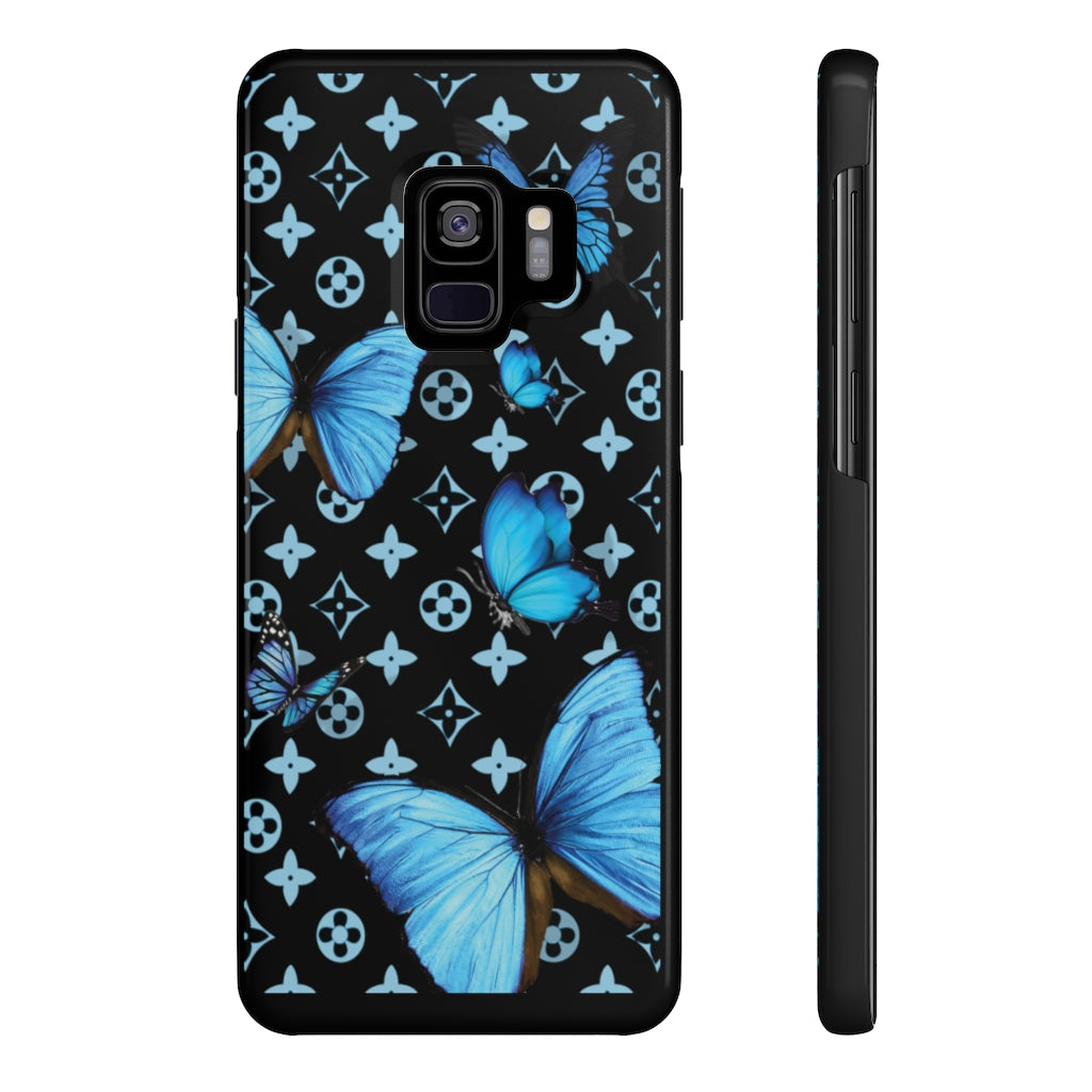 Butterfly Floral Print Slim Phone Case - Limitless Jewellery