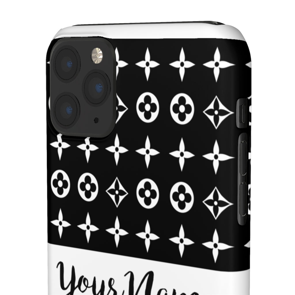 Personalized Floral Print Phone Case - Limitless Jewellery
