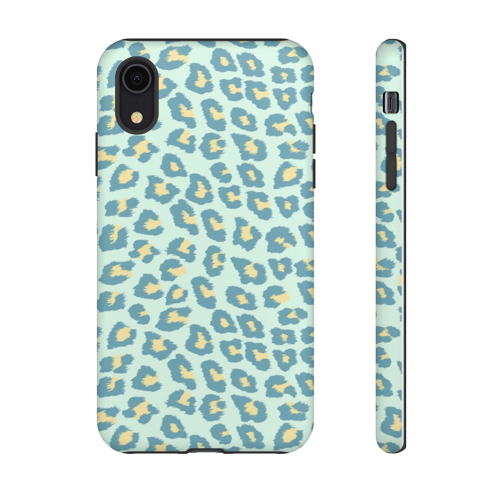 Green Cheetah Leopard Phone Case