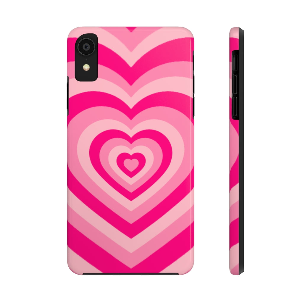 Pink Hearts iPhone Case