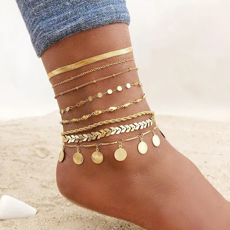 Adjustable Stainless Steel Snake Chain Anklet - Limitless Jewellery