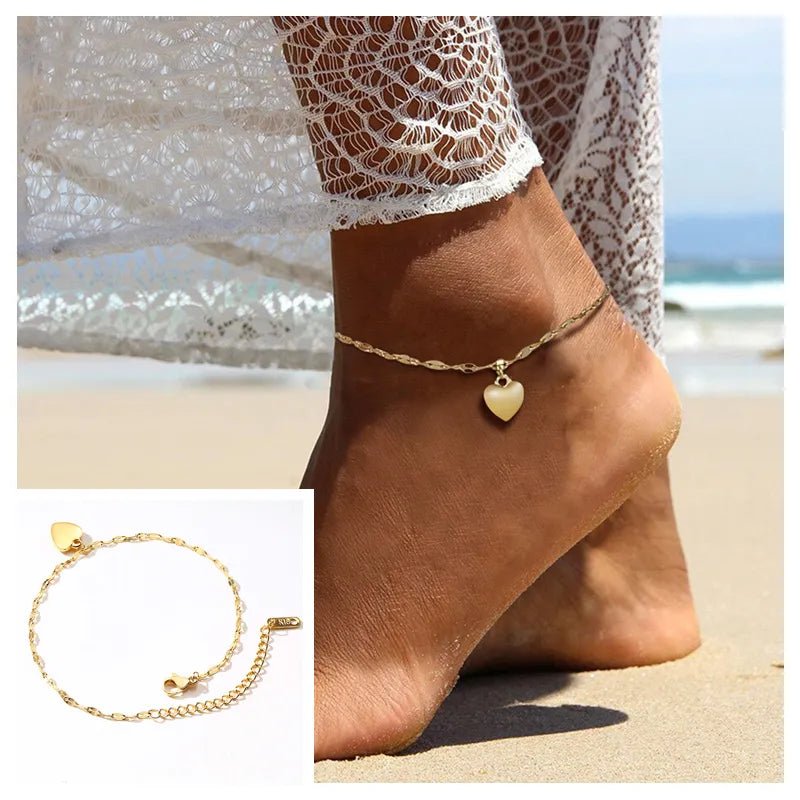 Adjustable Stainless Steel Snake Chain Anklet - Limitless Jewellery