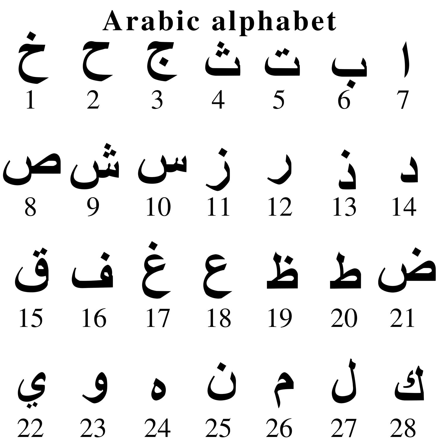 Arabic Letter Earrings - Limitless Jewellery