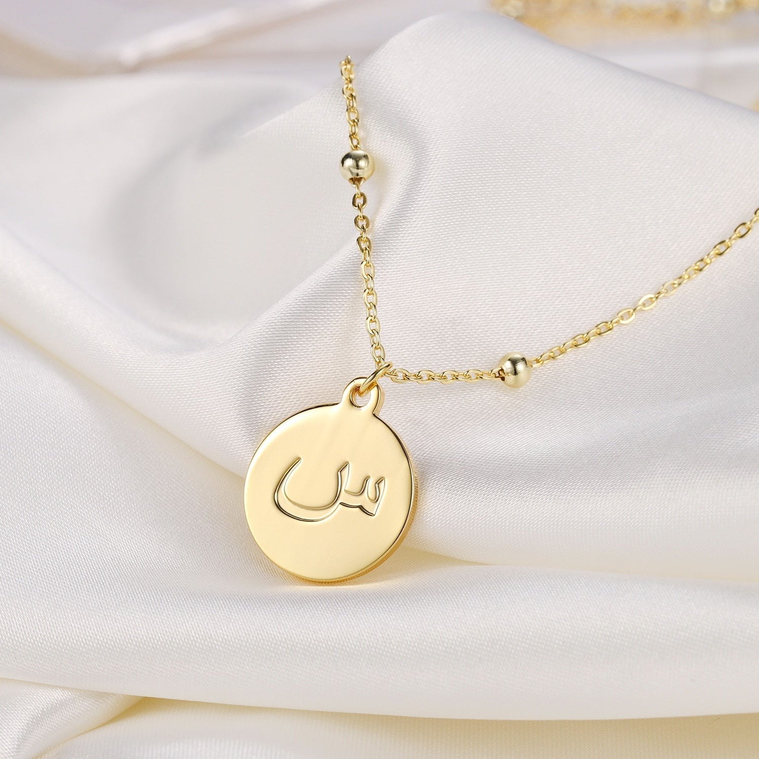 Arabic Letter Necklace - Limitless Jewellery