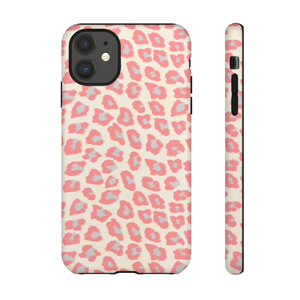 Peach Cheetah iPhone Case