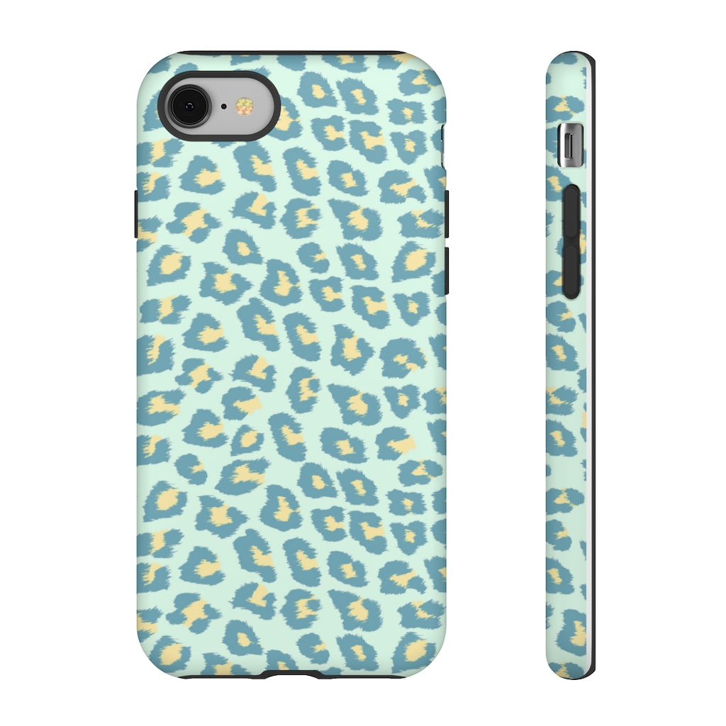 Green Cheetah Leopard Phone Case