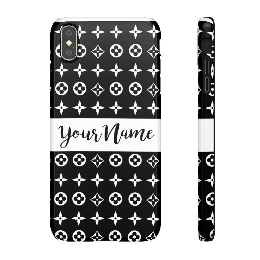 Personalized Floral Print Phone Case - Limitless Jewellery