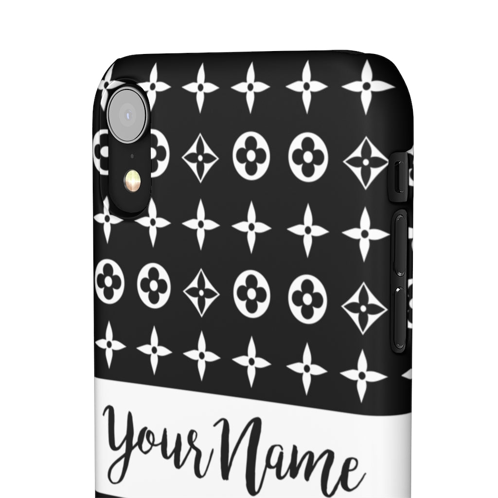 Personalized Floral Print Phone Case - Limitless Jewellery