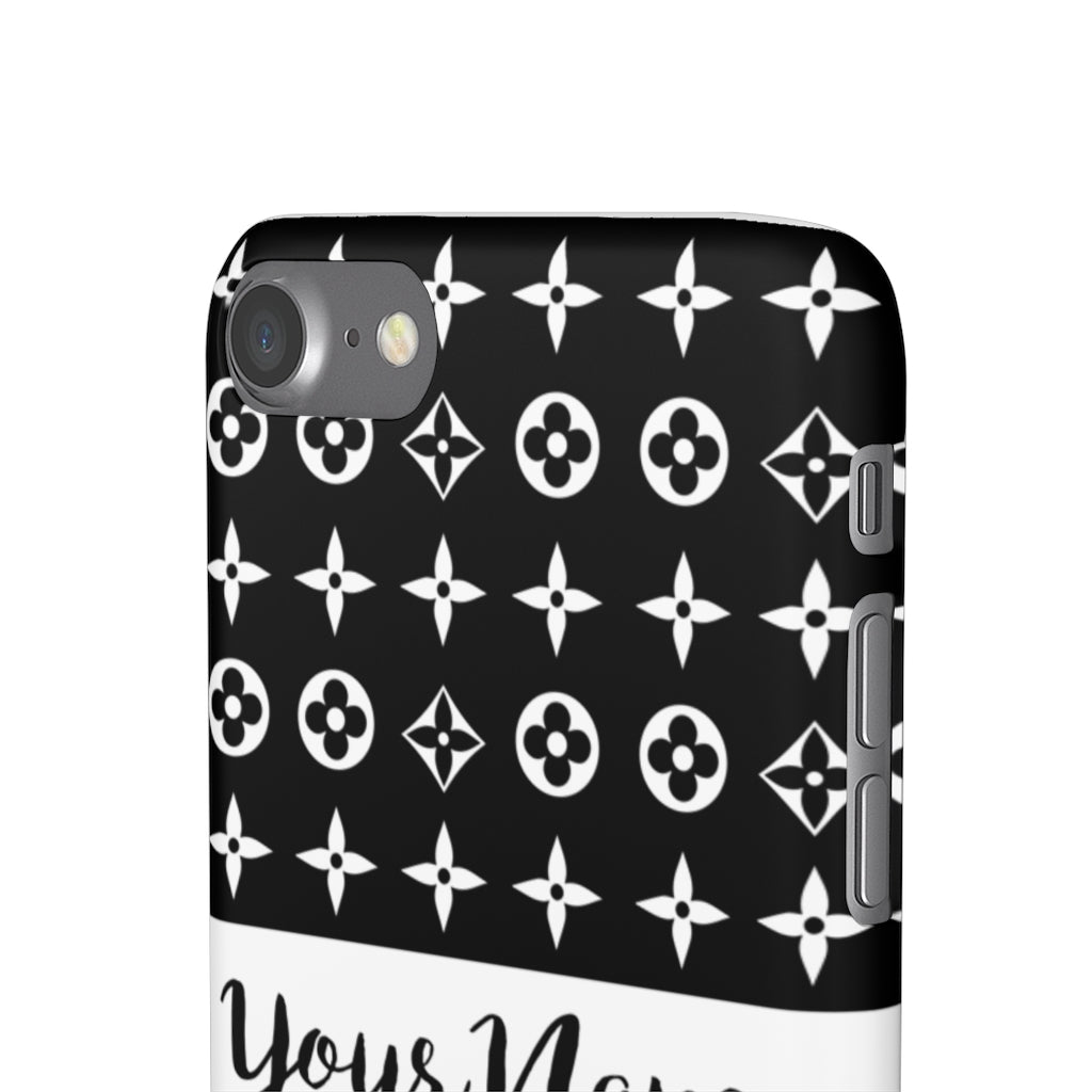 Personalized Floral Print Phone Case - Limitless Jewellery