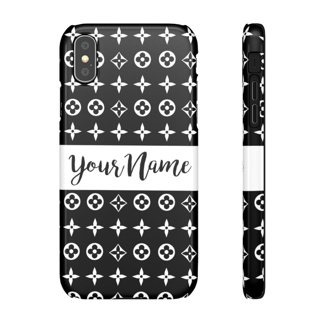 Personalized Floral Print Phone Case - Limitless Jewellery