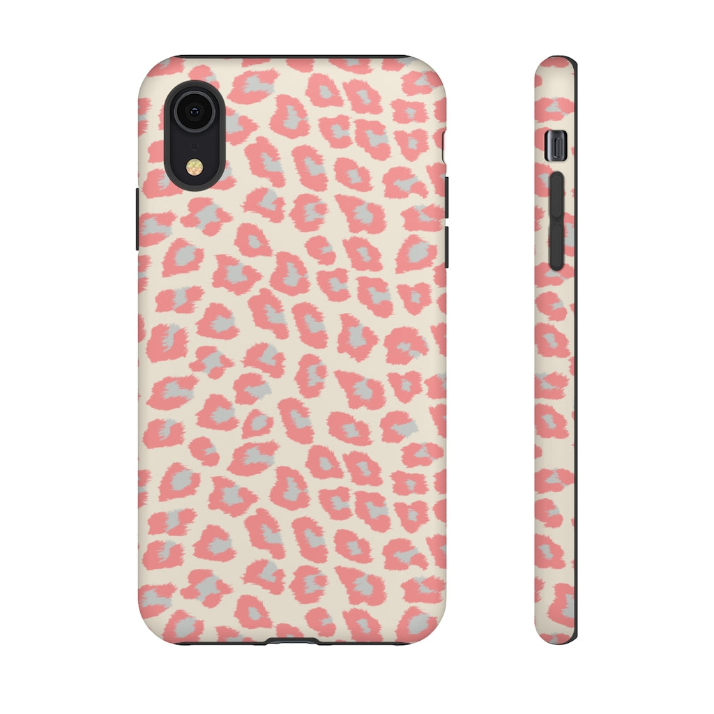Peach Cheetah iPhone Case