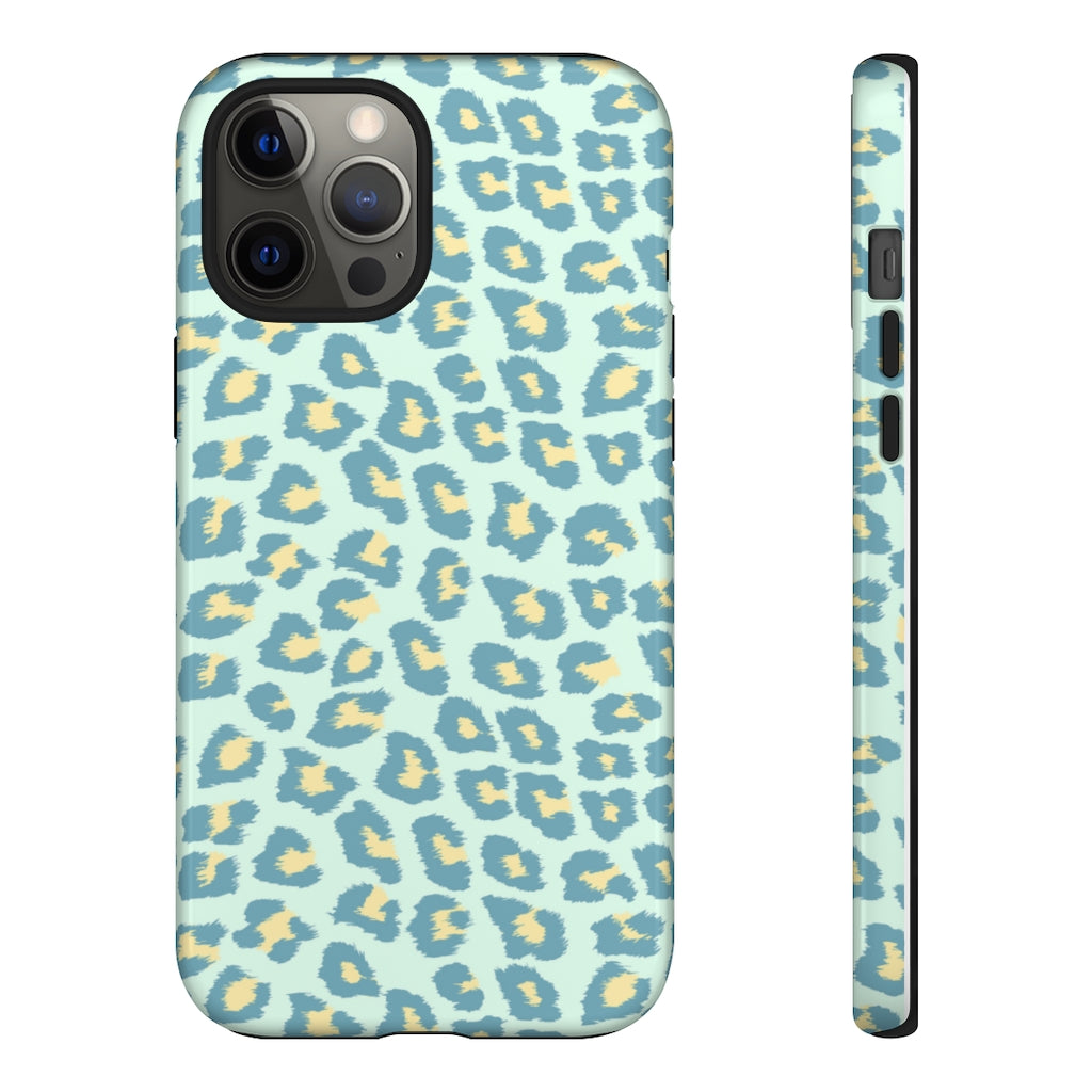 Green Cheetah Leopard Phone Case