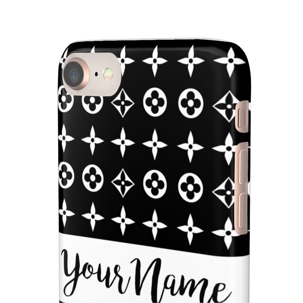 Personalized Floral Print Phone Case - Limitless Jewellery