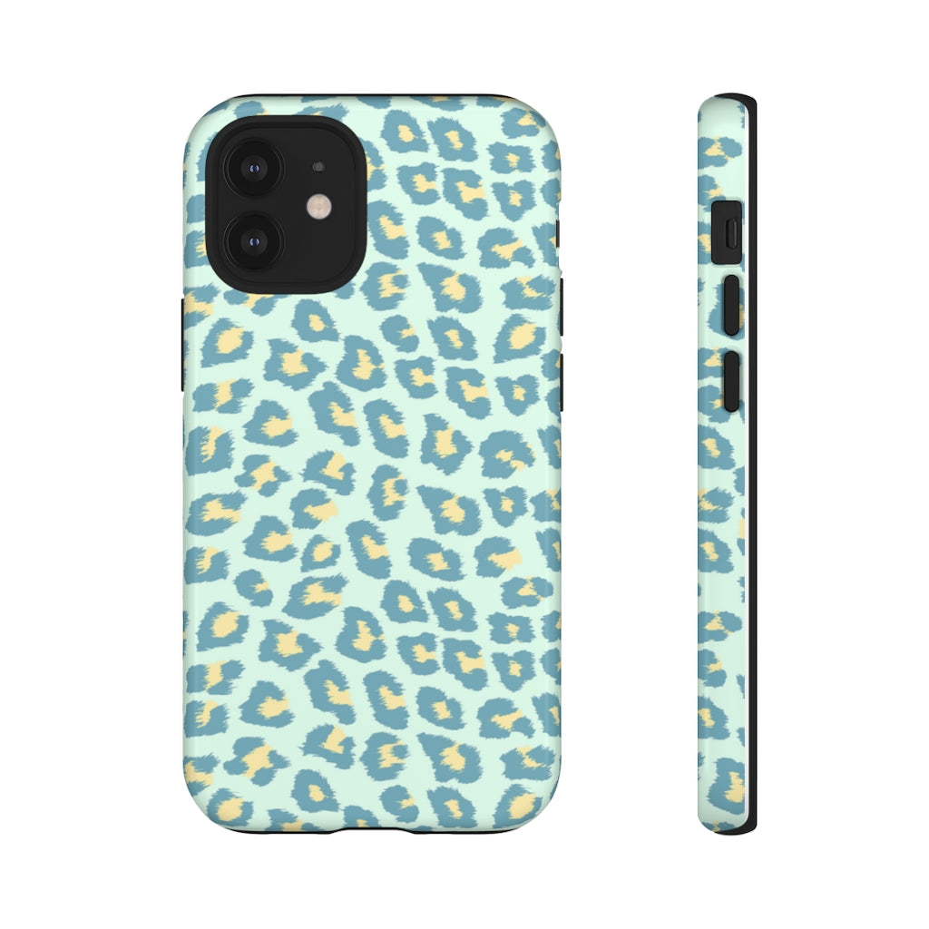 Green Cheetah Leopard Phone Case