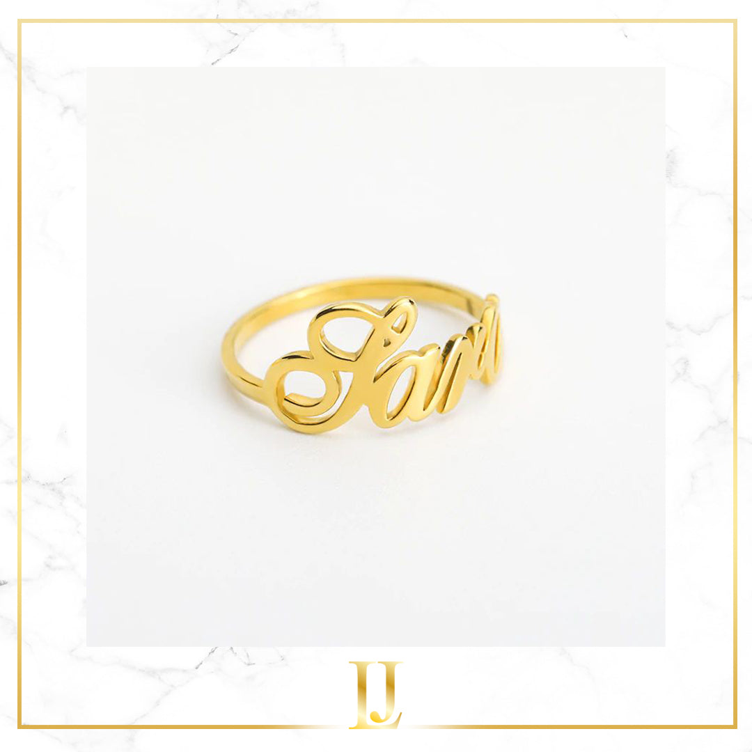 New Personalized Gold Women Ring - Limitless Jewellery