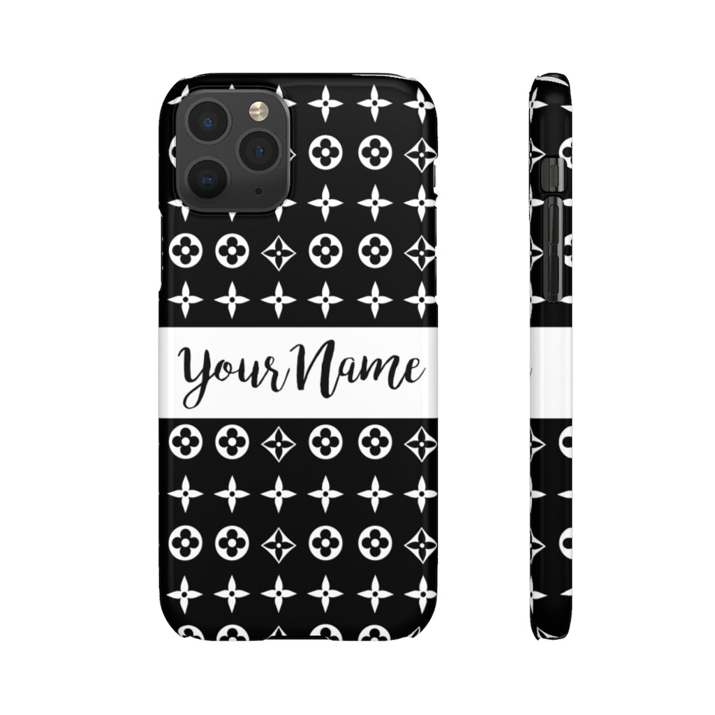 Personalized Floral Print Phone Case - Limitless Jewellery