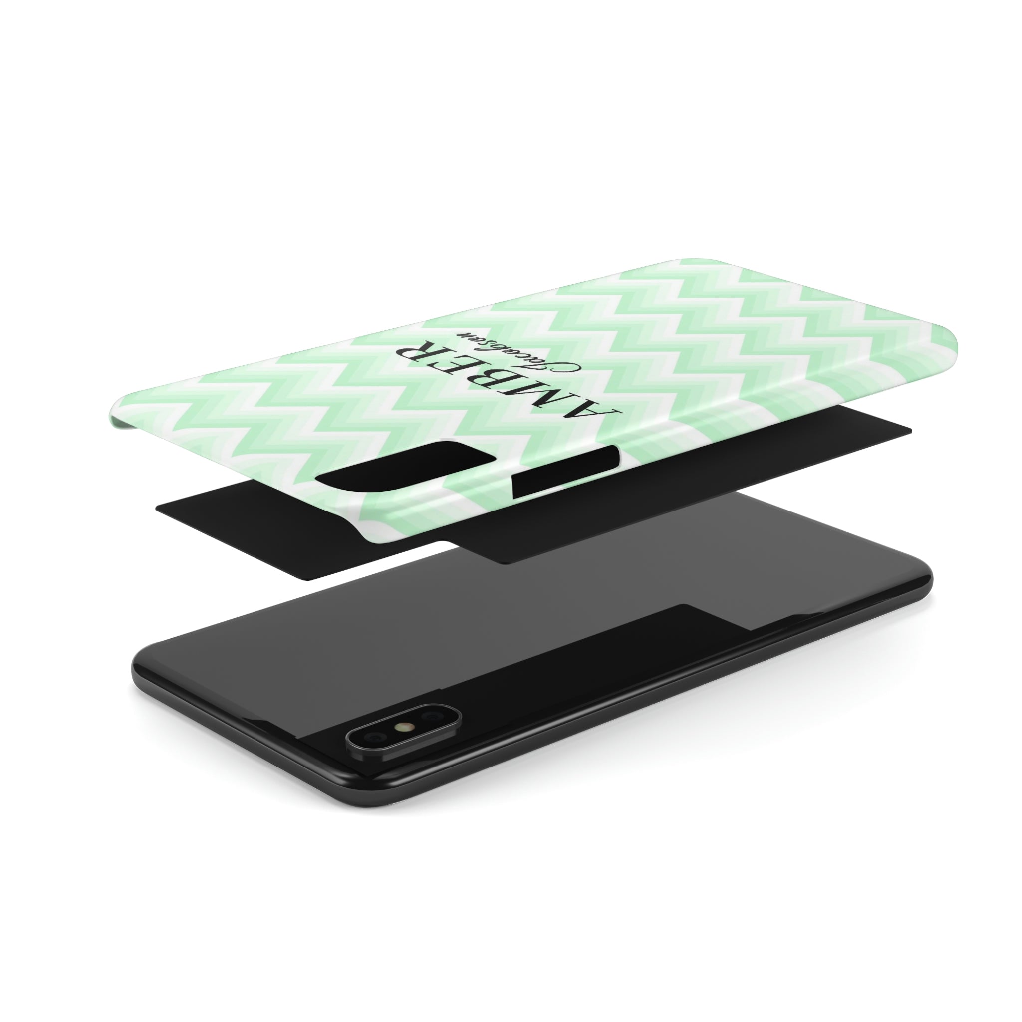 Wavy Green iPhone Case