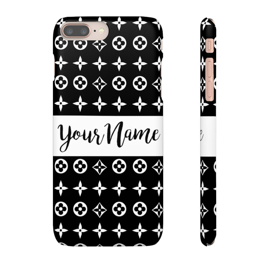 Personalized Floral Print Phone Case - Limitless Jewellery