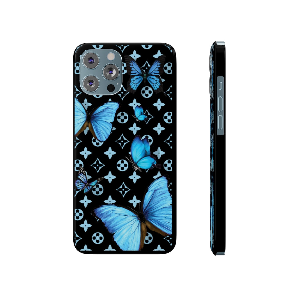Butterfly Floral Print Slim Phone Case - Limitless Jewellery