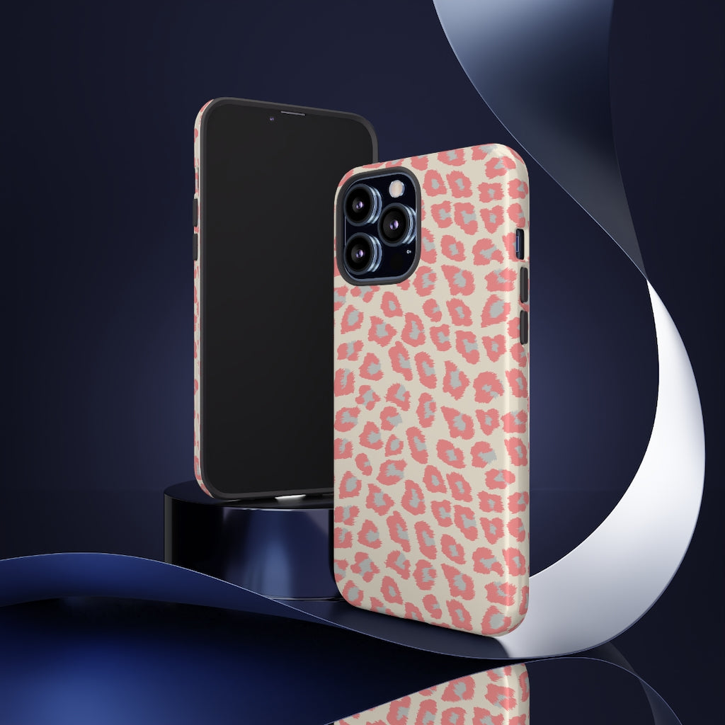 Peach Cheetah iPhone Case