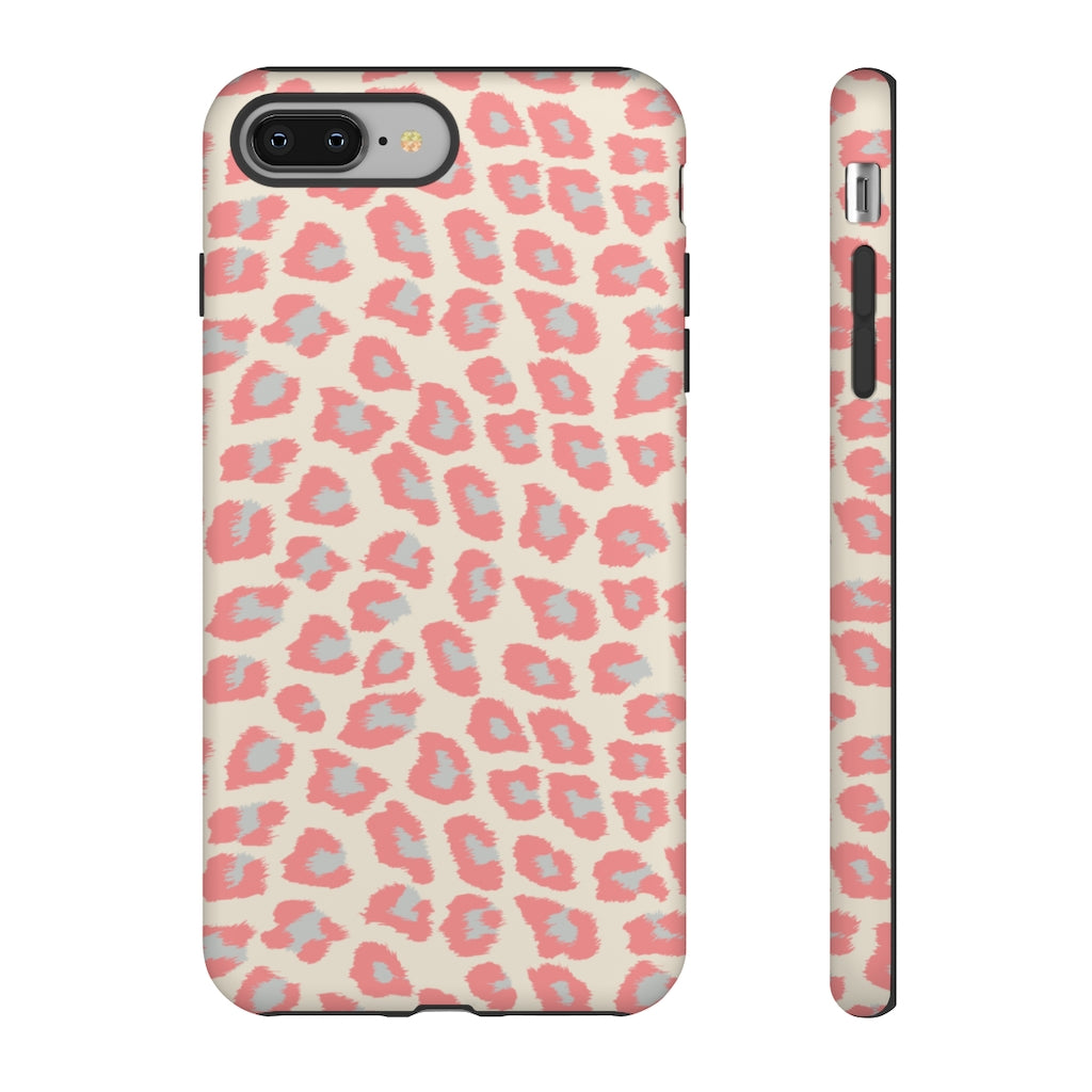 Peach Cheetah iPhone Case