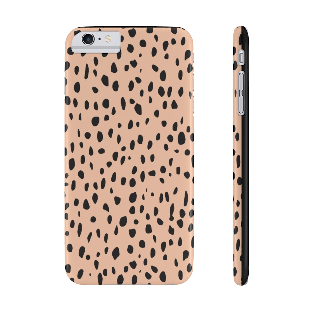 Cheetah Case Mate Slim Phone Case
