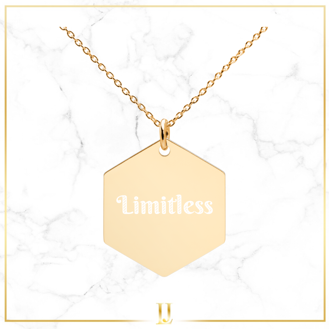 Personalized Hexagon Necklace - Limitless Jewellery