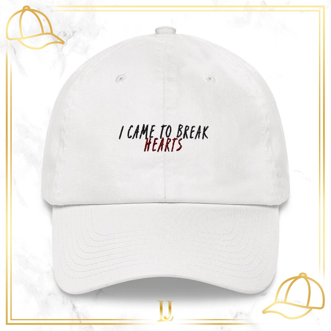 "I Came To Break Hearts" Cap - Limitless Jewellery
