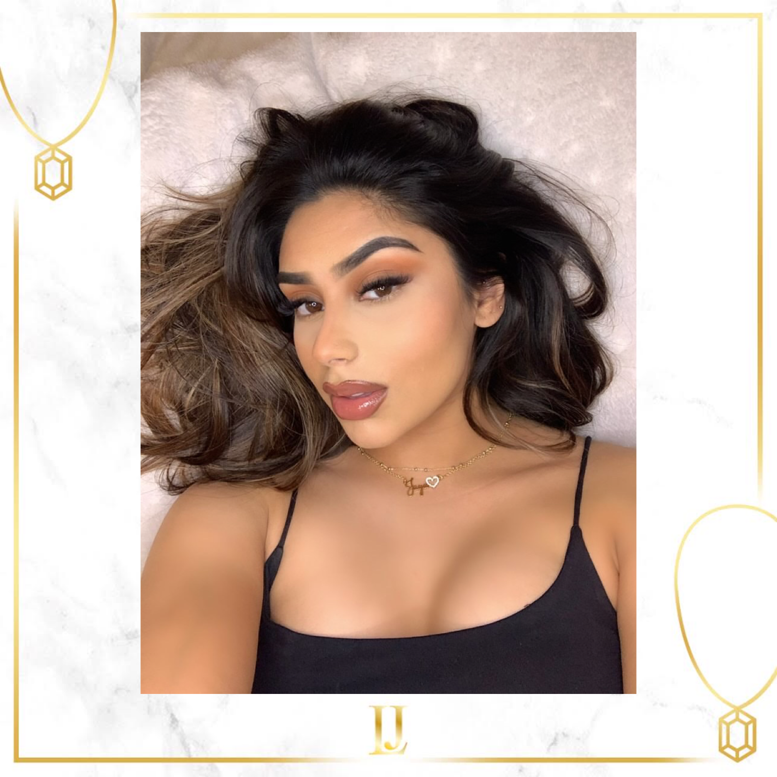 Personalized Iced Heart Necklace - Limitless Jewellery