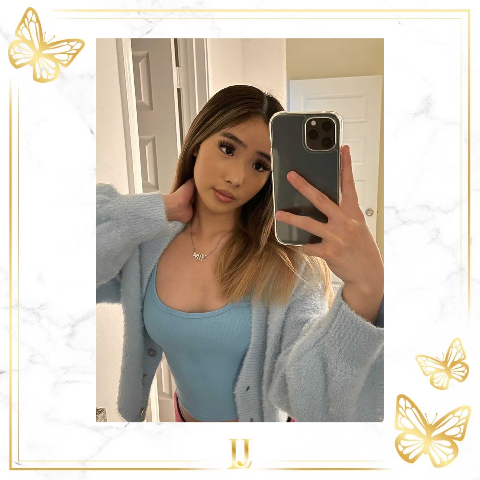 Butterfly Initial Necklace - Limitless Jewellery