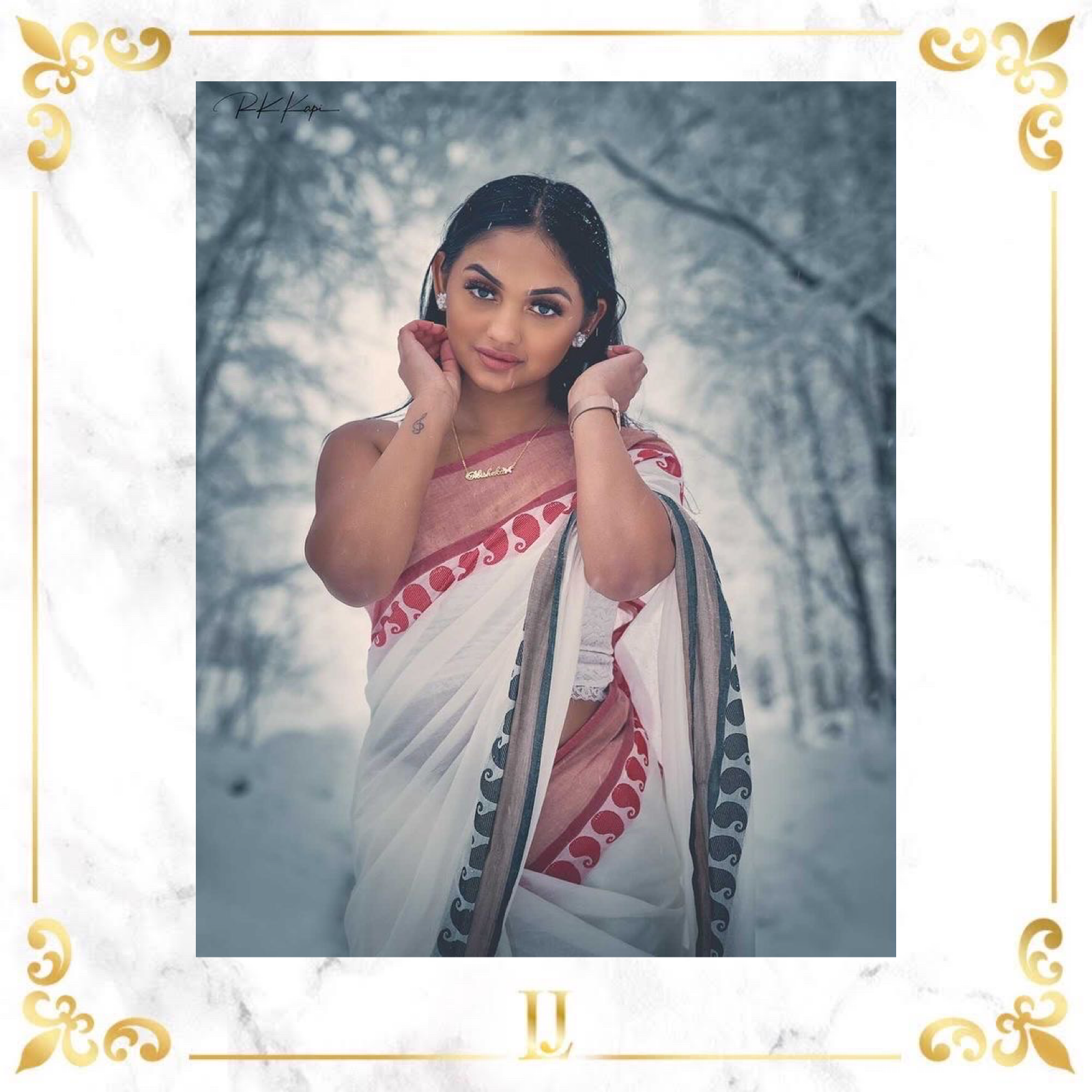 Personalized Iced Out Butterfly Necklace - Limitless Jewellery