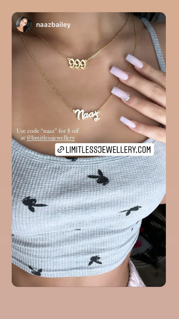The Angel Numbers Necklace