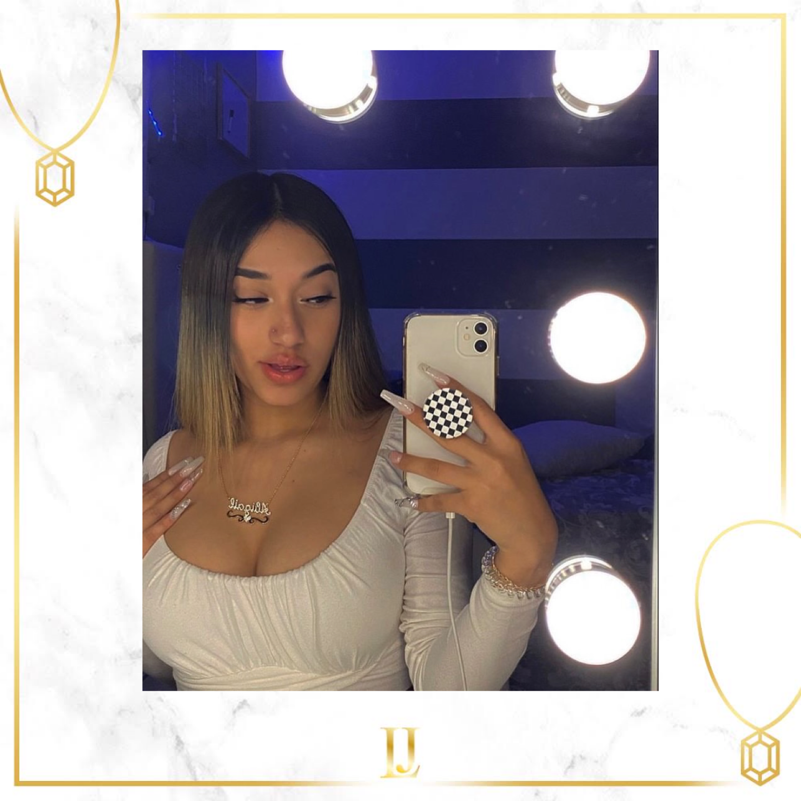 Personalized Iced Out Heart Necklace - Limitless Jewellery