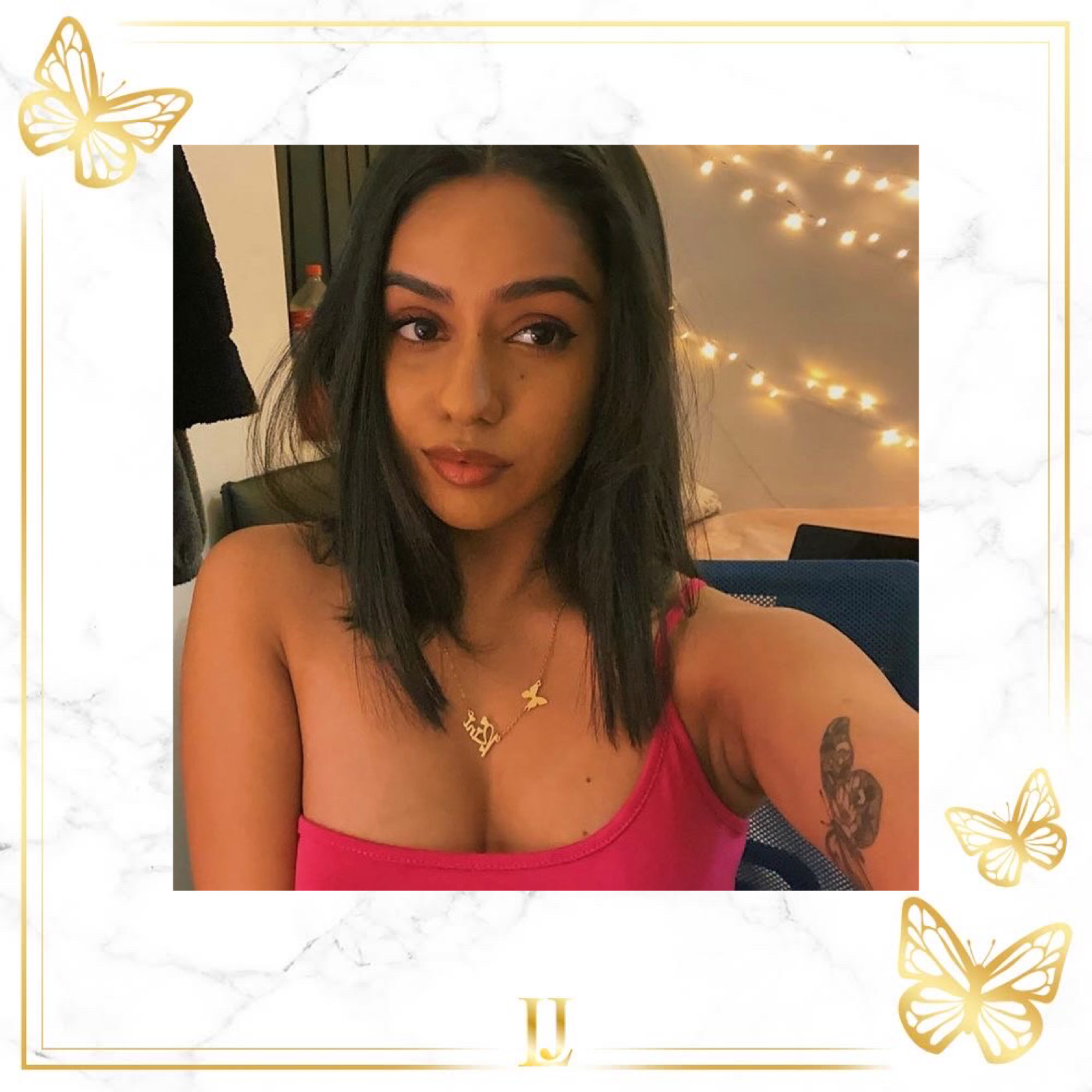 Personalized Butterfly Name Necklace - Limitless Jewellery