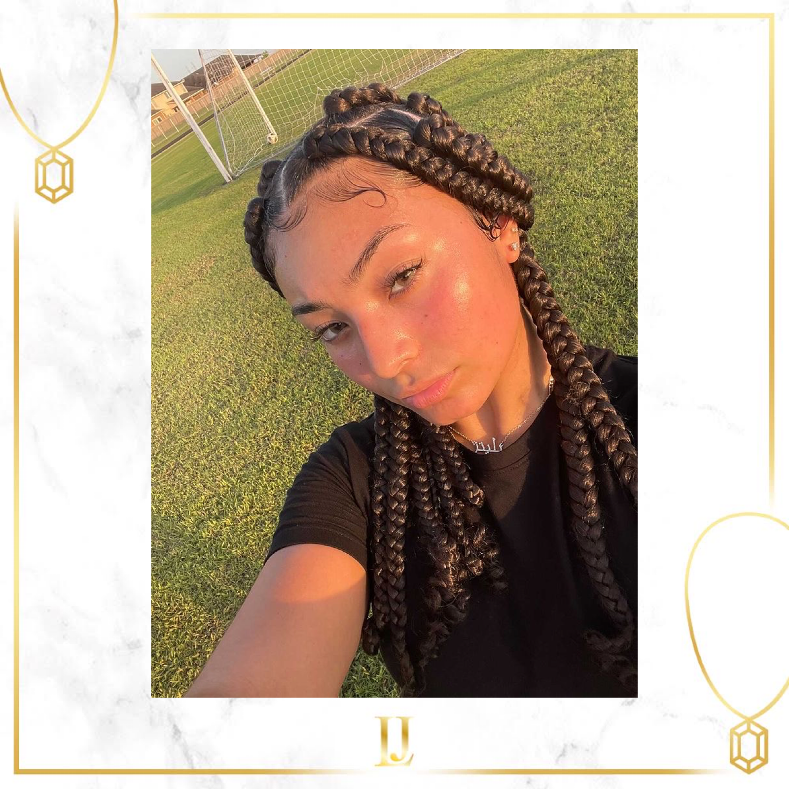 Personalized Iced Out Arabic Necklace - Limitless Jewellery