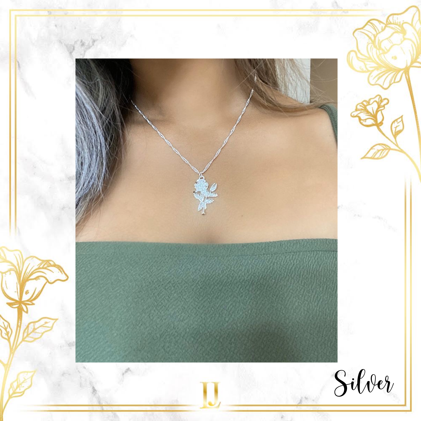 Rose Statement Necklace - Limitless Jewellery