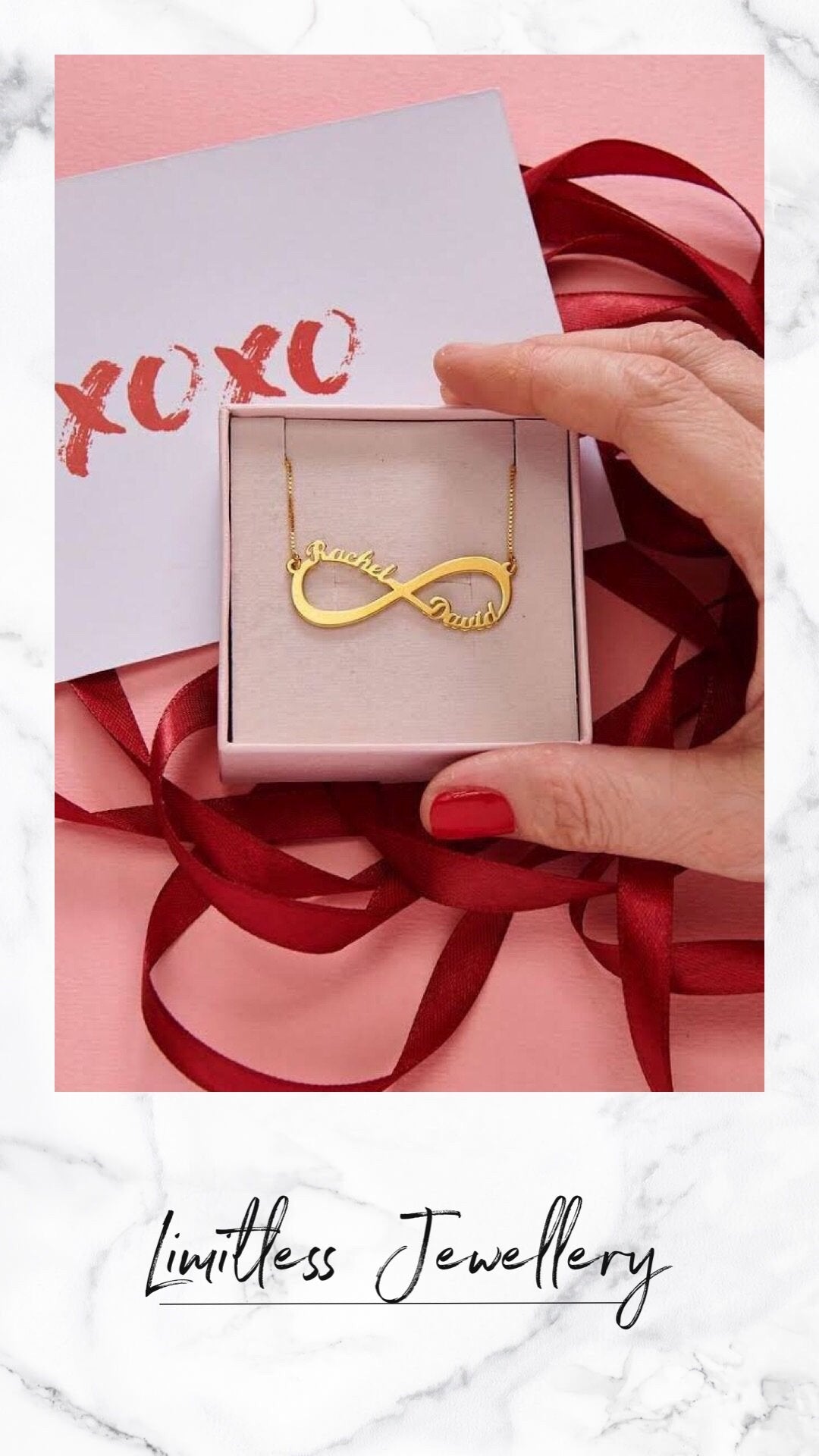 Personalized Infinity Necklace - Limitless Jewellery