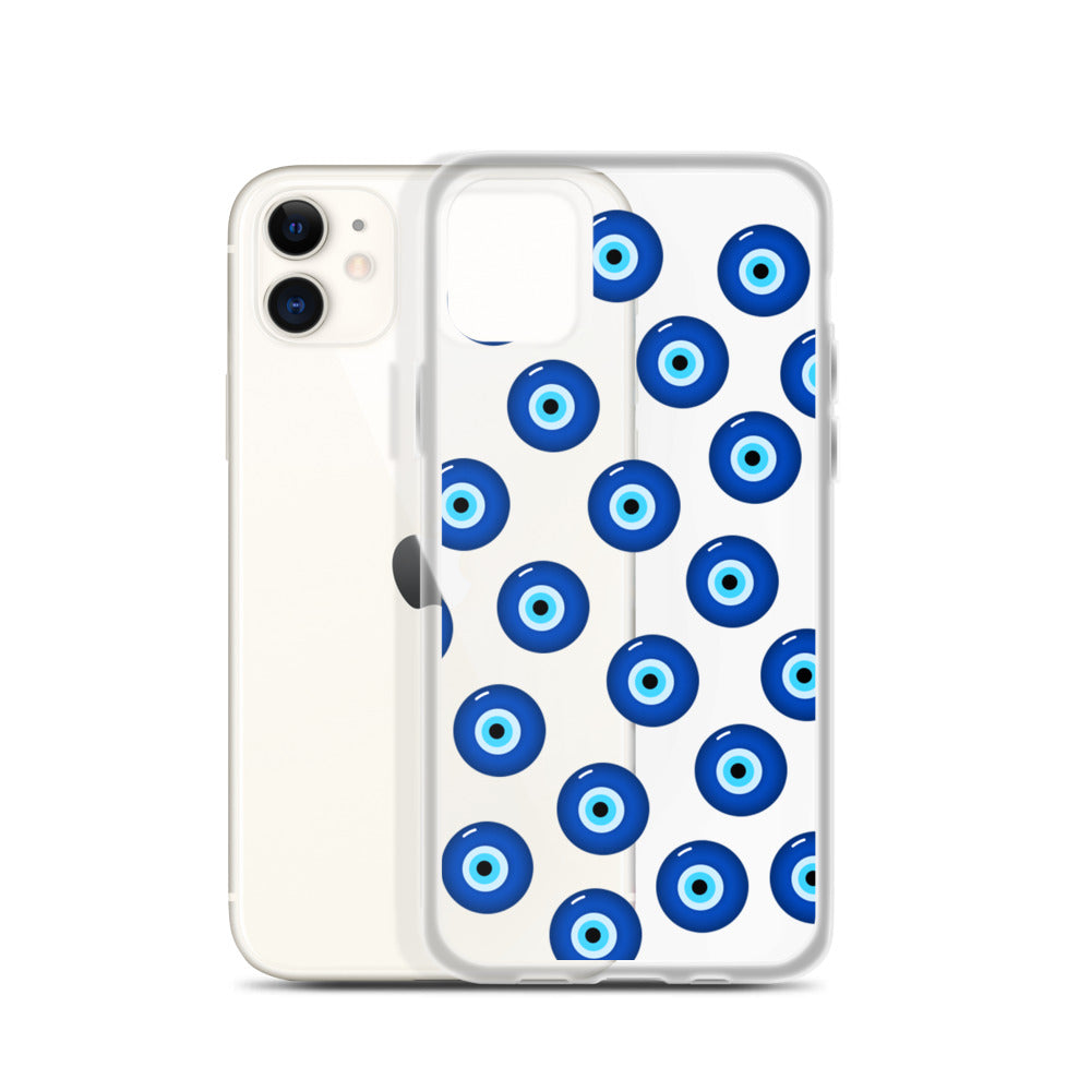 Evil Eye Clear iPhone Case