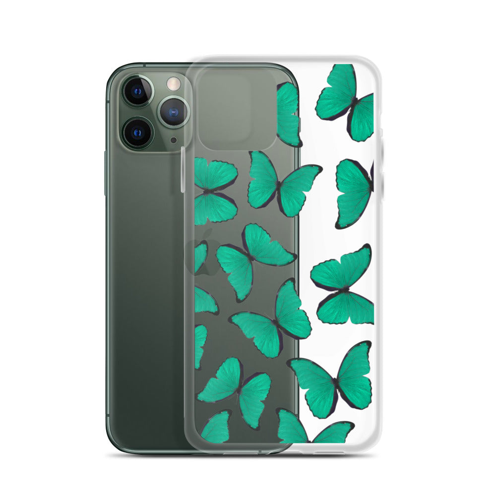 Green Butterflies iPhone Case - Limitless Jewellery
