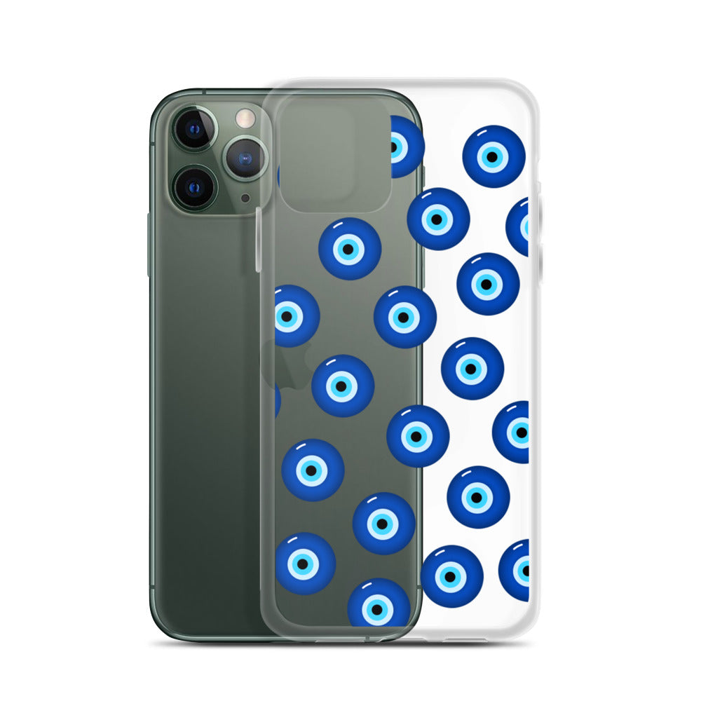 Evil Eye Clear iPhone Case