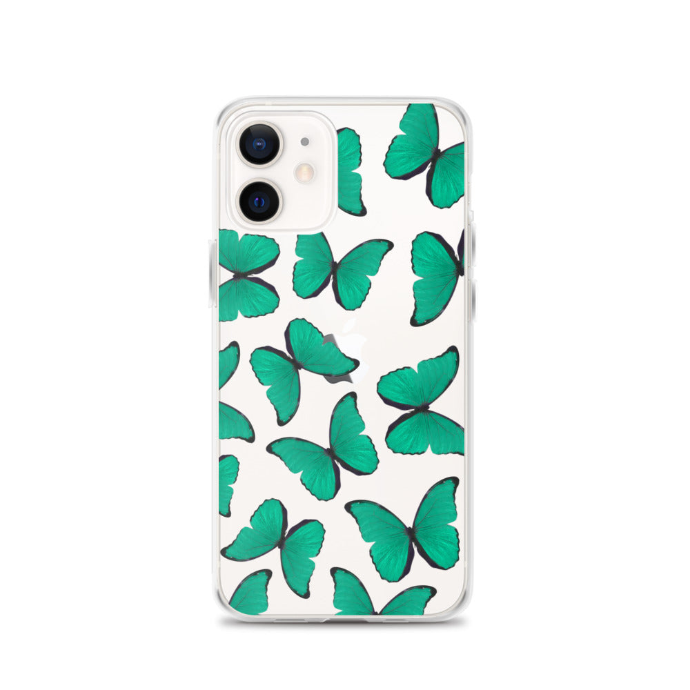 Green Butterflies iPhone Case