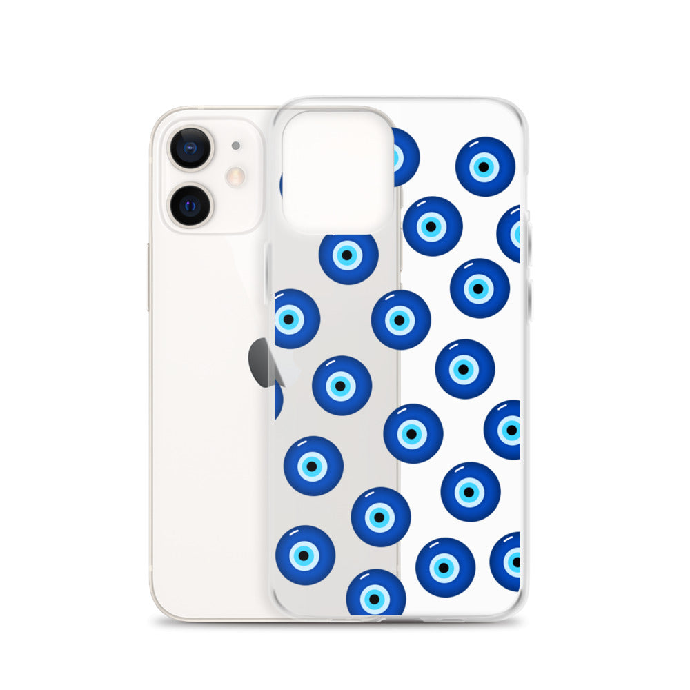 Evil Eye Clear iPhone Case